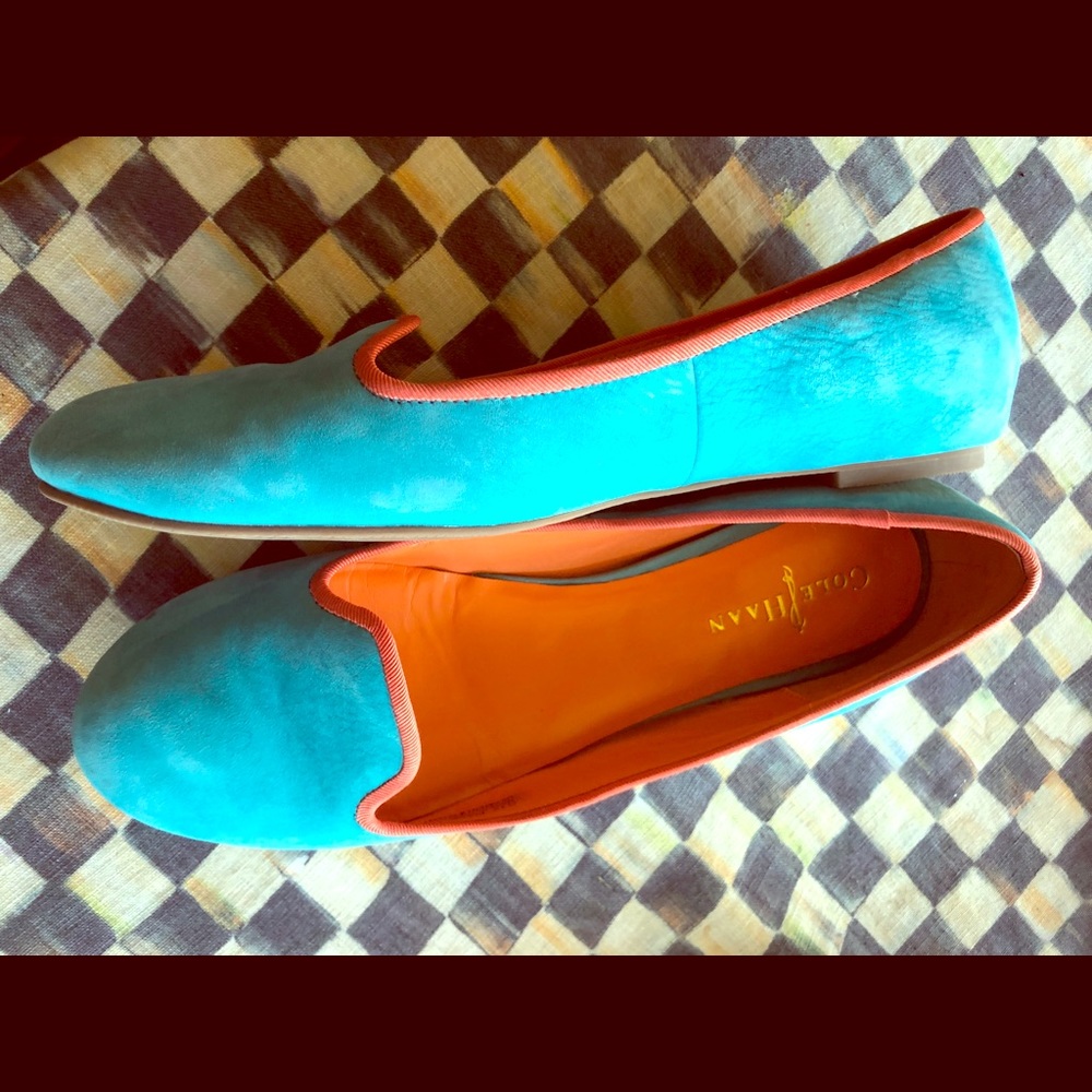 Cole haan ballet suede flats